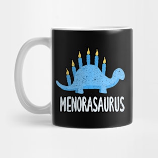 Menorawrsaurus Dinosaur Hanukkah Mug